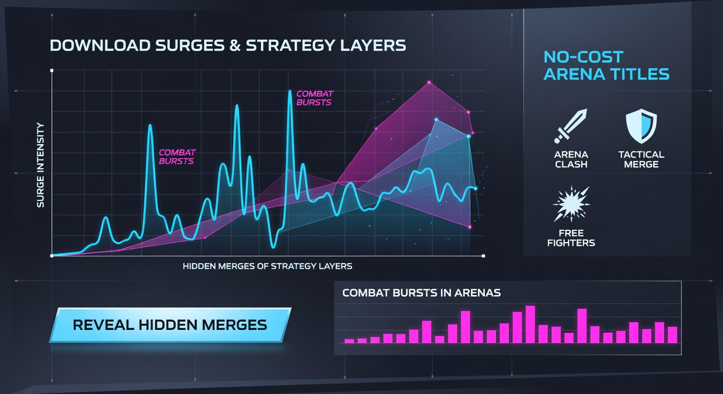 Analysis graphs of strategy and combat mechanic integrations in free arena games