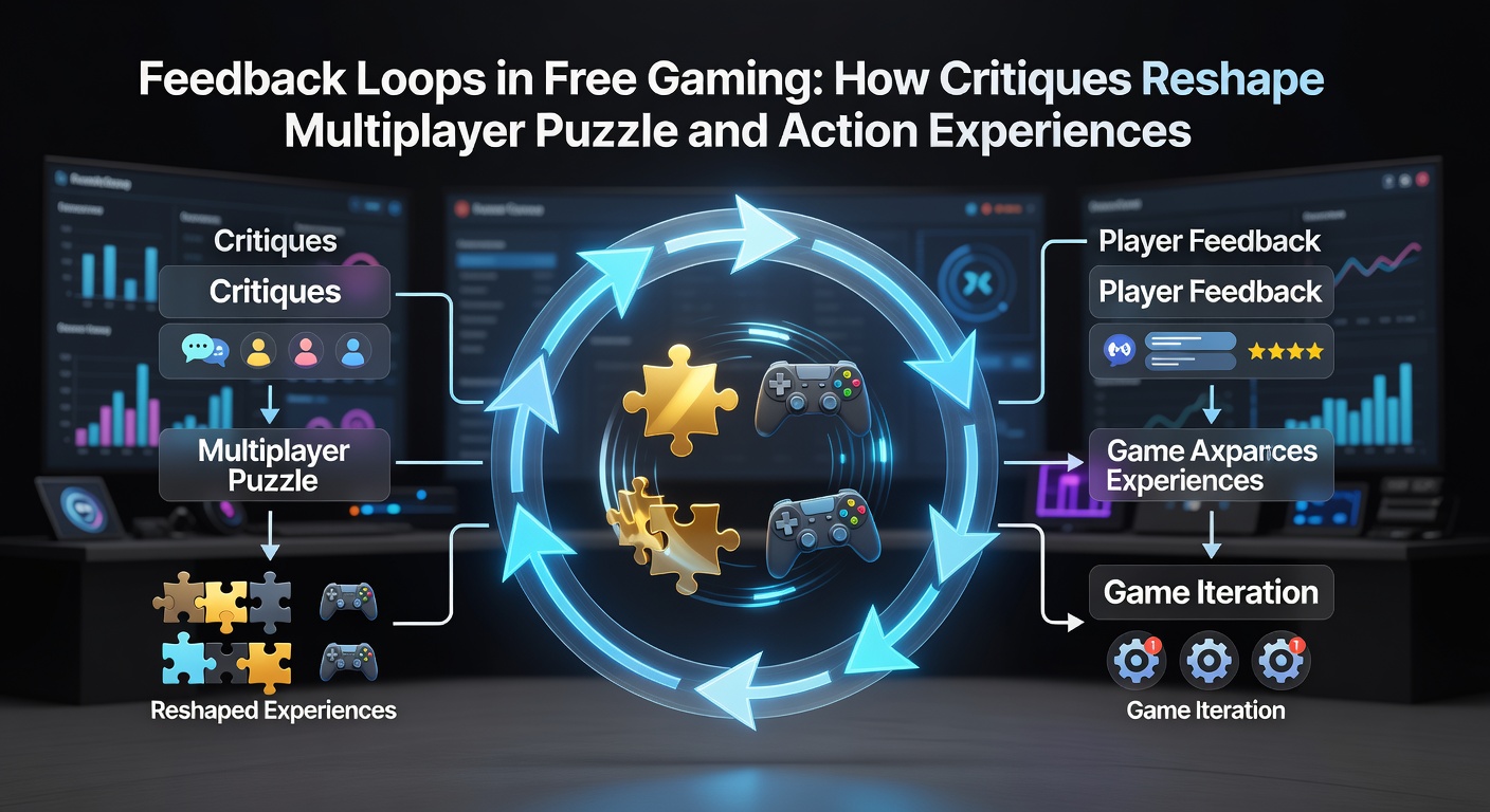 Developers reviewing analytics dashboards showing player feedback trends for action and puzzle modes