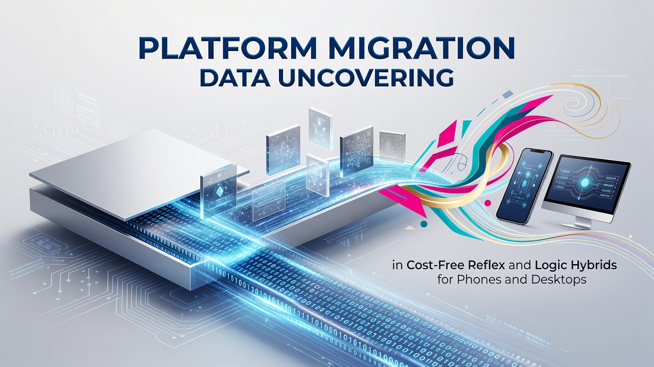 Visual representation of platform migration trends in hybrid reflex and logic games across phones and desktops